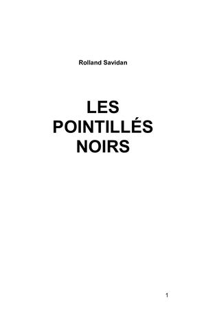 Les Pointillés Noirs
