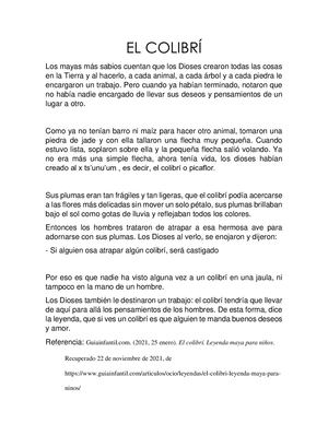 El Colibrí