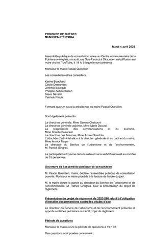 2023 04 04 - Consultation Publique