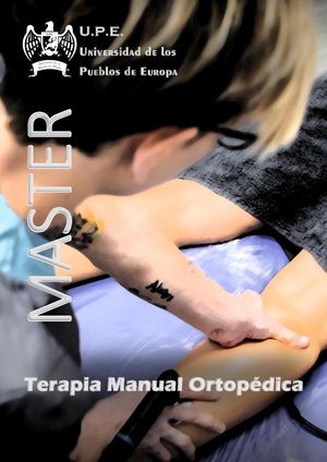 Máster en Terapia Manual Ortopédica, MTM.