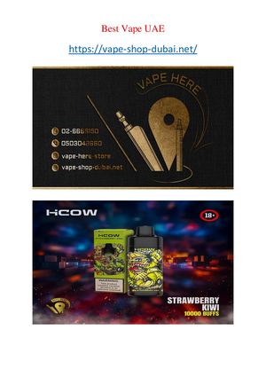 Best Vape Uae