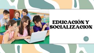 Educación Y Socialización