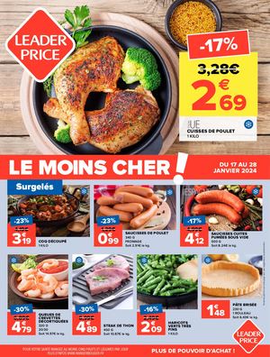 Leader Price Martinique - Catalogue "Tout À Moins de 5€" - 4P - S03-S04