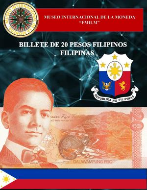 Billete De 20 Pesos Filipinos Museo Internacional De La Moneda
