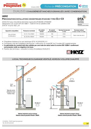 Fiche Préco DUALIS EI HERZ Pelletstar Condens Oct23