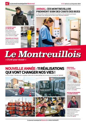 Le Montreuillois n°171 - du 11 au 24 janvier 2024