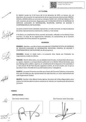 Acta Final Texto Convenio Colectivo Auxiliares 2023