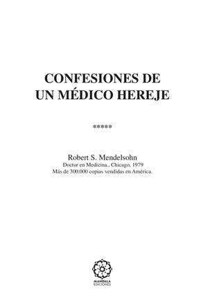 Confesiones de un médico hereje