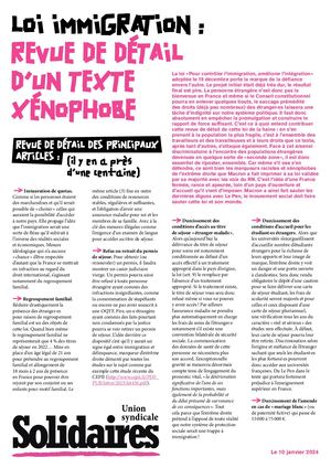 20230110 Analyse Loi Immigration