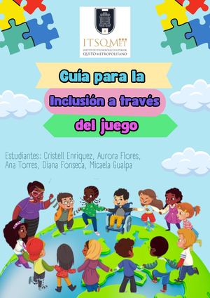 Guía con actividades de inclusión educativa