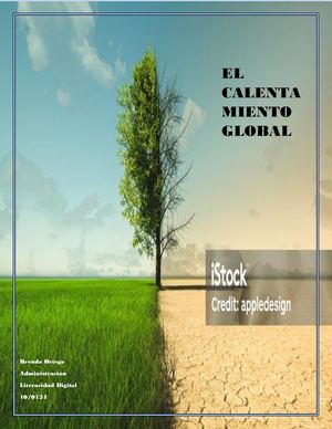 Actividad08 El Calentamiento Globlal