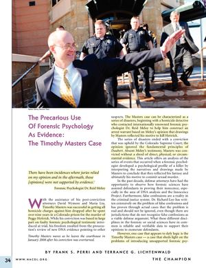 THYGESEN’S “hired gun” forensic psychiatrist J. Reid Meloy Convicted an Innocent Teenager named “Tim Masters” to Life in Prison for a Murder He Never Committed BASED ON 100% CIRCUMSTANTIAL EVIDENCE The Precarious Use Of Forensic Psychology As Evidence