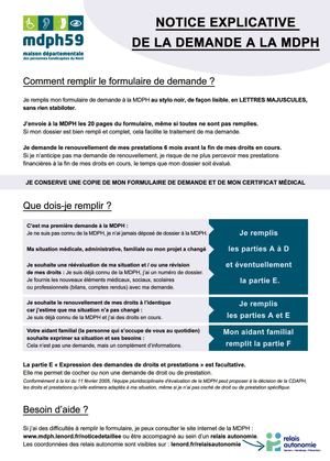Notice Formulaire Mdph