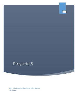 Proyecto 5 Nicolás García Sampedro Docampo