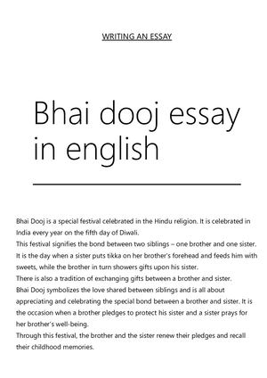 Writinganessay Org 2023 11 15 Bhai Dooj Essay In English