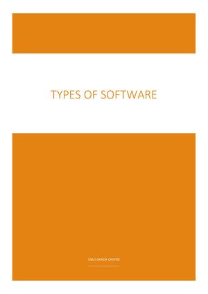 Types of software