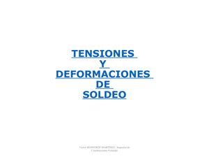 Tensiones Y Deformaciones en soldadura