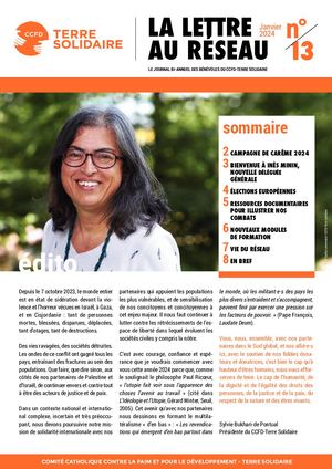 La Lettre Au Réseau #13 Janvier 2024