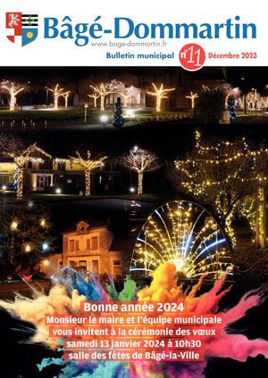 Bâgé-Dommartin Bulletin Municipal  2023