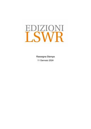 Rassegna Stampa Dicembre 23