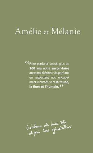 Catalogue Amelie Et Melanie
