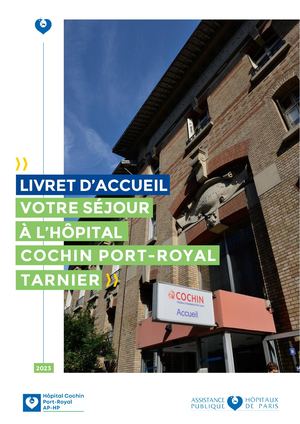 Livret Accueil Cochin 2022