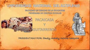 Pacaicasa Y Guitarreros Histira