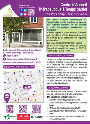 Plaquette CATTP secteur Lisieux adultes