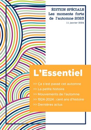 Essentiel - Édition spéciale "Les moments forts de l'automne 2023"