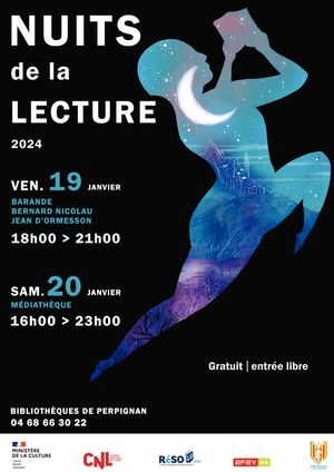 Nuits de La Lecture 2024 - Bibliothèques de Perpignan