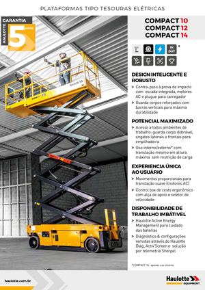 Haulotte Ficha de dados Compact 10-12-14 BR