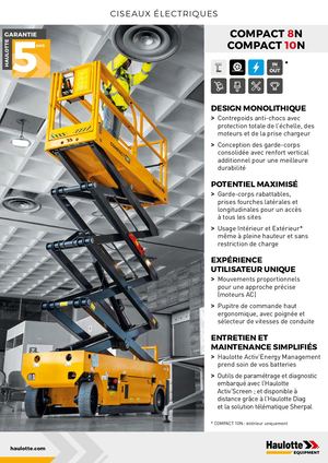 Fiche technique Haulotte Compact 8n-10n - Fr