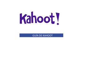 Creamos Y Juegamos En Kahoo