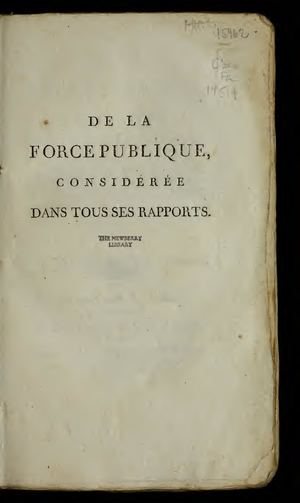 De La Force Publique Guibert 2