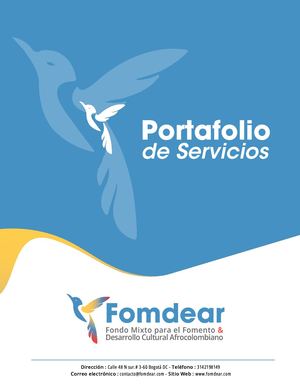 Portafolio Fomdear 2024