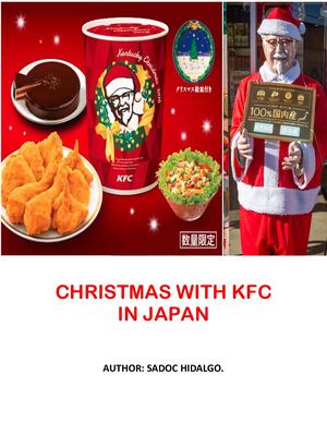 Christmas With Kfc In Japan
