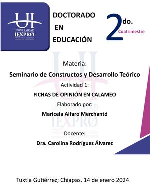 Kerlinger: Constructos, variables y definiciones. Fichas de opinión.