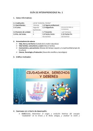 EDUCACION PARA LA CIUDADANIA