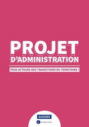 Projet d'administration