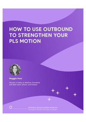 Playbook Outbound Strategies