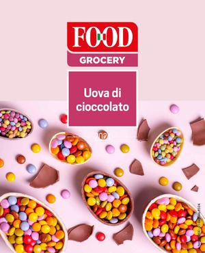 FOOD GROCERY - MERCATI - UOVA DI CIOCCOLATA - GENNAIO 2024