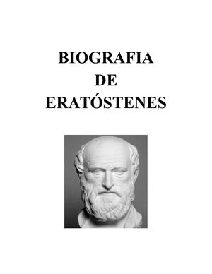 Biografia de Eratóstenes