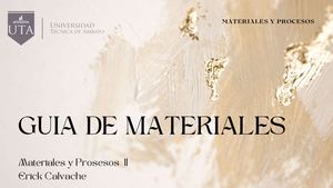 Guia De Materiales Erick Calvache