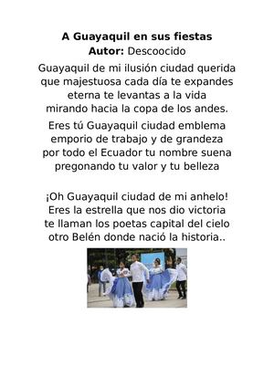 Poema Guayaquileño Isel Espinoza