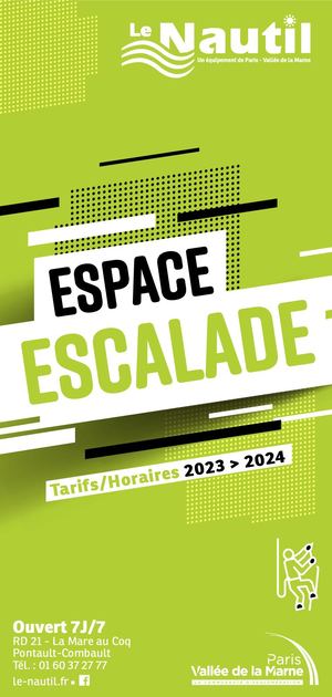 Le Nautil - Espace Escalade 2023 / 2024