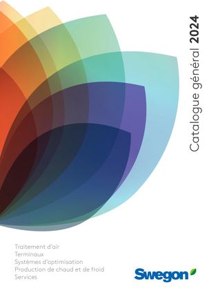 Swegon - Catalogue général complet