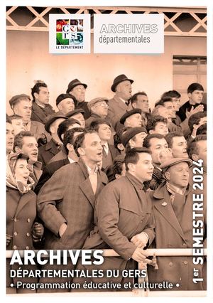 Archives départementales du Gers - Programme 1er Semestre 2024