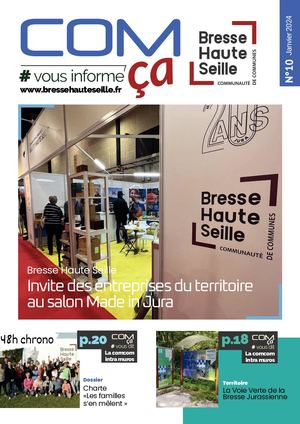 Magazine intercommunal #Comca N°10 Janvier 2024