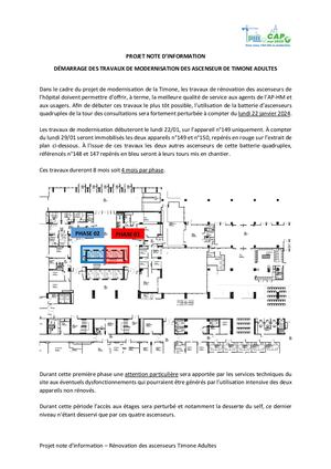 Note Travaux Ascenseurs