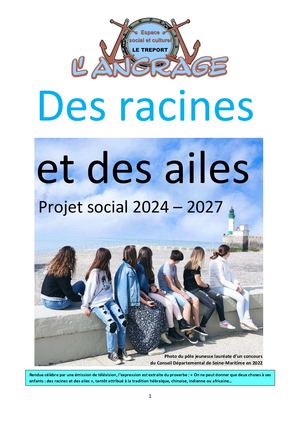 Projet Social 2024 2027 Espace Social Et Culturel L'ancrage Le Tréport